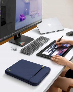 Etui Tomtoc tomtoc Sleeve - 14" MacBook Pro, Dark Blue 10
