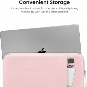 Etui Tomtoc tomtoc Sleeve - 14" MacBook Pro, Pink 3