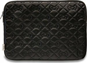 Etui Sourcing Hello Kitty Sleeve HKCSZPEKHBPK 14" black/black Zip PU Quilted Bows 3