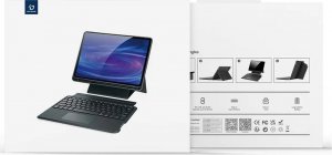 Etui na tablet Dux Ducis DUX DUCIS etui DK składane z klawiaturą bezprzewodową do SAMSUNG Tab S8 (X700/X706)/S7 (T870/T875/T876B) czarne 3