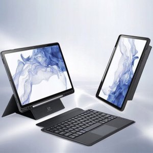 Etui na tablet Dux Ducis DUX DUCIS etui DK składane z klawiaturą bezprzewodową do SAMSUNG Tab S8 (X700/X706)/S7 (T870/T875/T876B) czarne 7