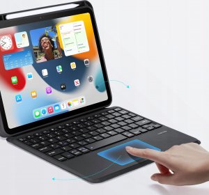 Etui na tablet Dux Ducis DUX DUCIS etui DK składane z klawiaturą bezprzewodową do iPad Pro 10 (2022) czarne 3