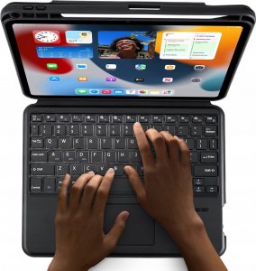 Etui na tablet Dux Ducis DUX DUCIS etui DK składane z klawiaturą bezprzewodową do iPad Pro 10 (2022) czarne 4
