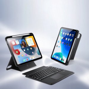 Etui na tablet Dux Ducis DUX DUCIS etui DK składane z klawiaturą bezprzewodową do iPad Pro 10 (2022) czarne 8