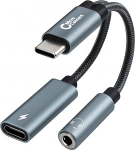 Adapter USB MicroConnect Microconnect MC-USBC-AUDIOCF adapter kablowy 0,13 m Srebrny 1