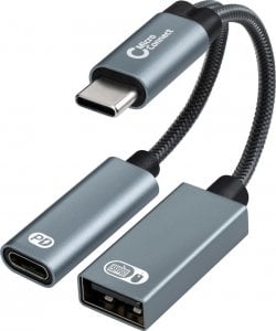 Adapter USB MicroConnect Microconnect MC-USBC-CFAF adapter kablowy 0,13 m Srebrny 1
