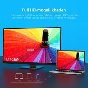 Adapter AV j5create j5create JVAW62 Nadajnik i odbiornik AV Pomarańczowy, Biały 4