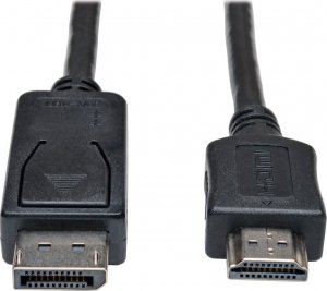 Adapter AV Eaton Eaton Tripp Lite Series DisplayPort to HDMI Adapter Cable (M/M), 3 ft. (0.9 m) - Adapterkabel - DisplayPort mannlich zu HDMI mannlich - 91 cm - Schwarz 1