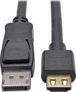 Adapter AV Eaton Eaton Tripp Lite Series DisplayPort 1.2 to HDMI Active Adapter Cable (M/M), 4K 60 Hz, Gripping HDMI Plug, HDCP 2.2, 6 ft. (1.8 m) - Adapterkabel - DisplayPort mannlich zu HDMI mannlich - 1.83 m - Schwarz - aktiv, 4K Unterstutzung 1