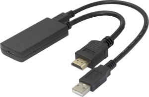 Adapter AV Deltaco DisplayPort adapteris DELTACO, HDMI – USB-C Alt.Mode , 4K/60Hz / 1902012 1