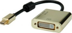 Adapter AV Roline Adapter ROLINE GOLD 4K MiniDP/DVI, Actief, v1.2, MiniDP M - DVI F, blister detaliczny 1