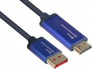 Adapter AV Alcasa Alcasa 4860-SF010B adapter kablowy 1 m DisplayPort HDMI Niebieski 1