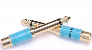 Adapter AV Vention Adapter audio Vention VDD-C03 6,35mm męski na RCA żeński 0,5m niebieski 2