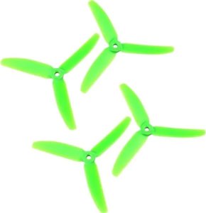Gemfan GEMFAN 3-bladet Race Copter-Propeller-Set gate Bullnose 5 x 4 tommer (12.7 x 10.2 cm) 1