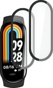 Braders 2x Szkło Hybrydowe do Xiaomi Mi Band 8 / 8 NFC Black 1