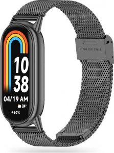 Braders Pasek Milaneseband do Xiaomi Mi Band 8 / 8 NFC Black 1