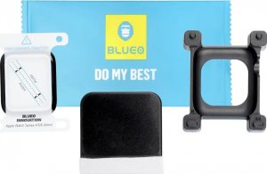 Blueo Szkło Hartowane 5D Mr. Monkey Glass - do Apple Watch SE / SE 2 44MM czarny (Strong HD) 6