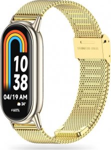 Braders Pasek Milaneseband do Xiaomi Mi Band 8 / 8 NFC Gold 1