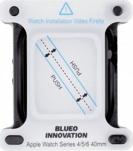 Blueo Szkło Hartowane 5D Mr. Monkey Glass - do Apple Watch SE / SE 2 40MM czarny (Strong HD) 6