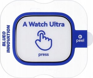 Blueo Szkło Hartowane 5D Mr. Monkey Glass - do Apple Watch Ultra / Ultra 2 czarny (Strong HD) 3