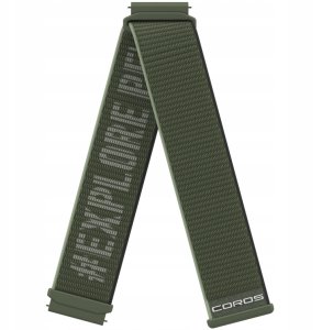 Coros COROS išmaniojo laikrodžio dirželis 22mm Nylon Band APEX 2 Pro, APEX Pro, APEX 46mm, žalios spalvos 1