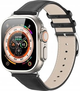 Dux Ducis DUX DUCIS pasek YS skórzany do Apple Watch 38 / 40 / 41 mm czarny 1