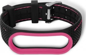 Braders Pasek Lifestyle Braders do Xiaomi Mi Band 5 / 6 czarno-różowy 2