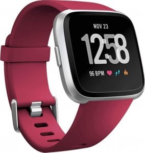 Braders Opaska / Pasek Braders do Fitbit Versa / Versa 2 / Versa Lite bordowy / red wine 1