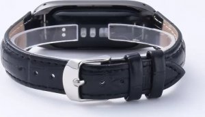 Braders Pasek Eko Skóra Eco Leather Braders do Oppo Band czarny 5