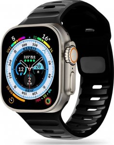 Braders Pasek Icon Line do Apple Watch 4 / 5 / 6 / 7 / 8 / SE / Ultra (42 / 44 / 45 / 49 mm) Black 1