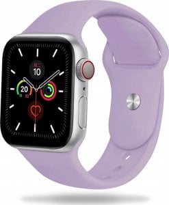 Tech Craft Silikonowa opaska do Apple Watch 1 / 2 / 3 / 4 / 5 / 6 / 7 / 8 / SE / ULTRA ( 42 / 44 / 45 / 49 mm ), fioletowa 1