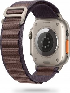Tech Craft Materiałowy pasek Apple Watch ( 38 / 40 / 41 mm ) śliwkowy 3
