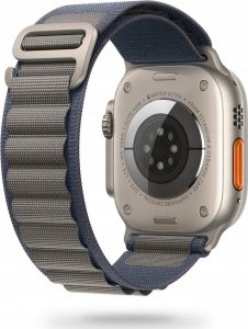 Tech Craft Materiałowy pasek Apple Watch ( 42 / 44 / 45 / 49 mm ) niebieski 4