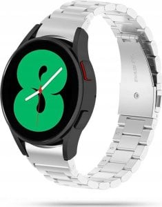 Tech Craft Stalowa bransoleta Galaxy Watch 4 / 5 / 5 Pro srebrna 1