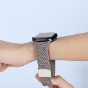 Dux Ducis DUX DUCIS pasek MIXTURE PRO pleciony do Apple Watch 38 / 40 / 41 mm jasno beżowy 2