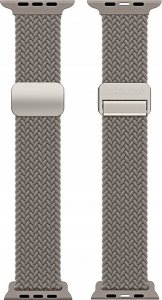 Dux Ducis DUX DUCIS pasek MIXTURE PRO pleciony do Apple Watch 38 / 40 / 41 mm jasno beżowy 5