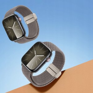 Dux Ducis DUX DUCIS pasek MIXTURE PRO pleciony do Apple Watch 38 / 40 / 41 mm jasno beżowy 6