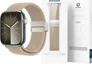 Dux Ducis DUX DUCIS pasek MIXTURE PRO pleciony do Apple Watch 38 / 40 / 41 mm jasno beżowy 7