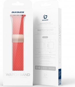 Dux Ducis Mixture Pro - pleciona opaska do Apple Watch 38/40/41mm guava 5