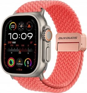 Dux Ducis Mixture Pro - pleciona opaska do Apple Watch 38/40/41mm guava 8
