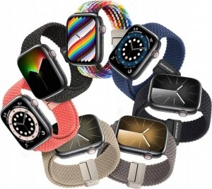 Dux Ducis Mixture Pro - pleciona opaska do Apple Watch 38/40/41mm guava 9