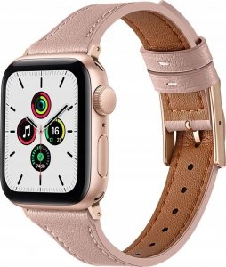 Dux Ducis DUX DUCIS pasek YA skórzany do Apple Watch 42 / 44 / 45 / 49 mm różowy 1