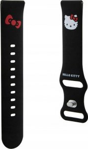 Sourcing Hello Kitty Universal Strap HKUWMSCHBLK Silicone Kitty Head black/black 20mm 3