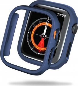 Tech Craft Etui obudowa ochronna Apple Watch 7/8/9 (41MM) ciemno niebieska 1