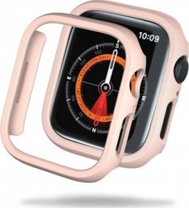 Tech Craft Etui obudowa ochronna Apple Watch 7/8/9 (45MM) różowa 1