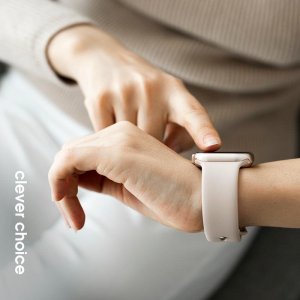 Crong Crong Liquid - Pasek do Apple Watch 38/40/41mm (kamienny beż) 3