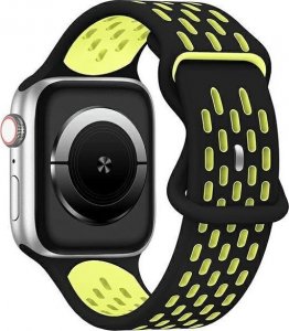 Beline Beline pasek Apple Watch New Sport Silicone 38/40/41mm czarno-żółty black/yellow box 1