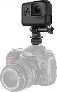 Hurtel Uchwyt na telefon kamerę sportową GoPro z obrotową głowicą Uchwyt na telefon kamerę sportową GoPro z obrotową głowicą 2
