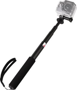 Hurtel Kijek teleskopowy Selfie stick z uchwytem na kamerę sportową aparat HURTEL 1