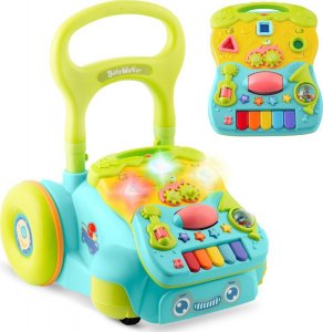 Ricokids Chodzik edukacyjny z muzyką 2w1 RK-744 Ricokids turkusowy 1